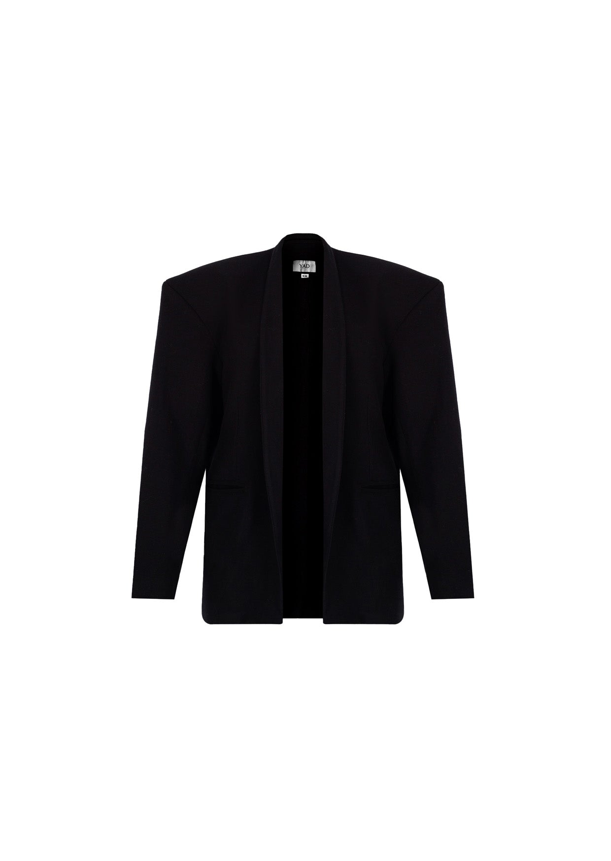 YAD The Architect Blazer in Black, 100% Cotton, Tailored Fit, Limited Edition streetwear.


