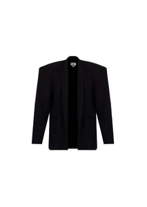 YAD The Architect Blazer in Black, 100% Cotton, Tailored Fit, Limited Edition streetwear.

