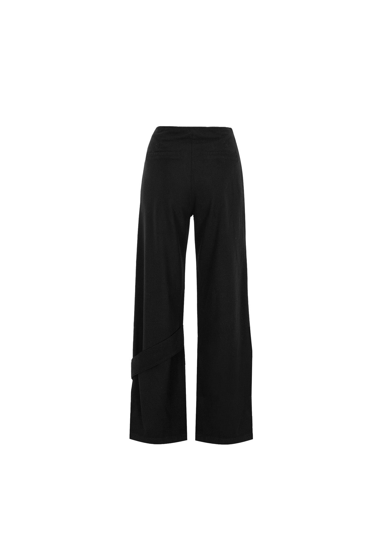 Urban Shadowline Pants in Black, 100% Cotton, Architectural Panel Lines, Limited Edition streetwear.

