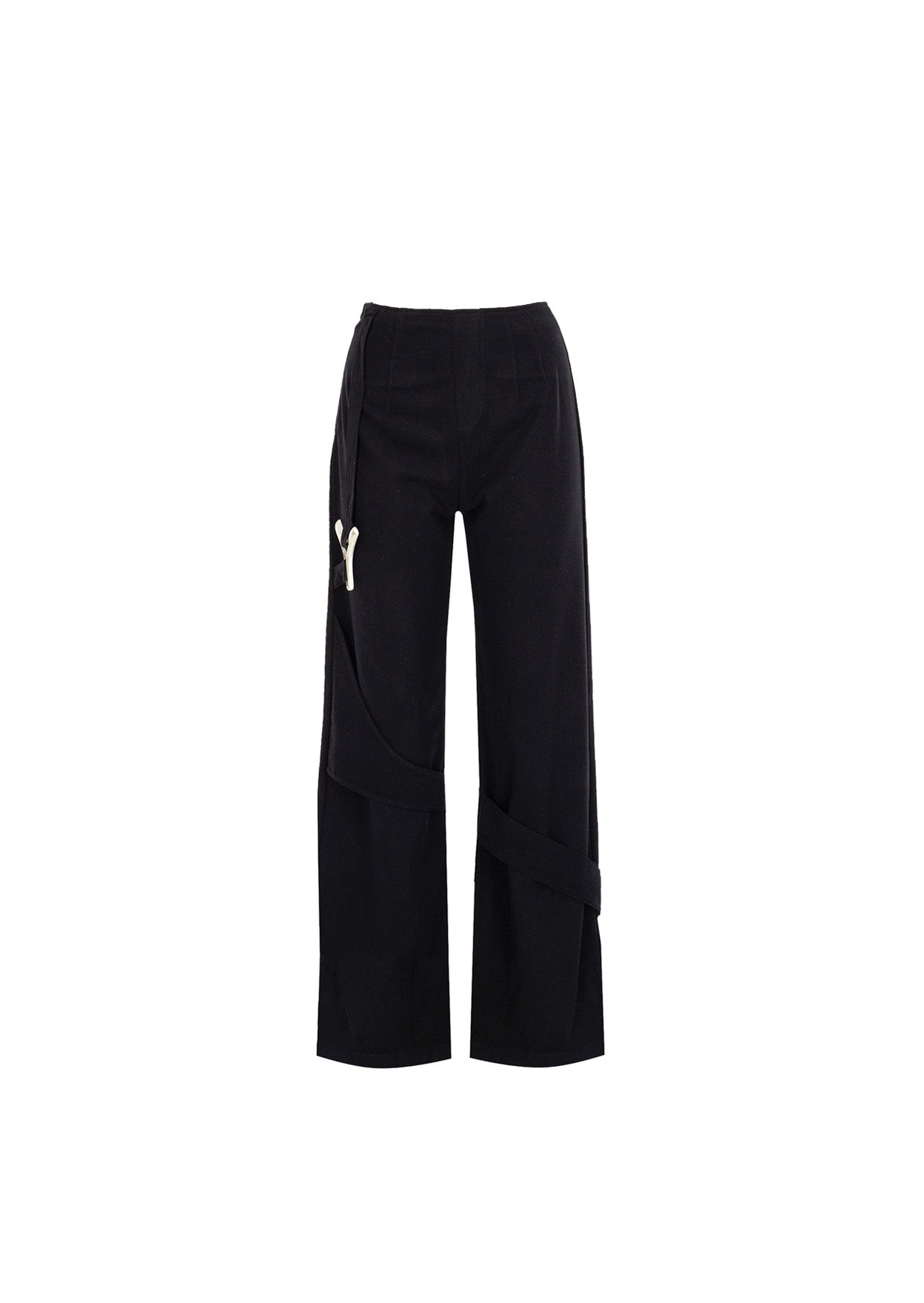 Urban Shadowline Pants in Black, 100% Cotton, Architectural Panel Lines, Limited Edition streetwear.

